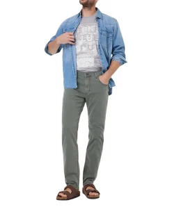 Pioneer Rando Megaflex Jeans in grüner Jade-Waschung