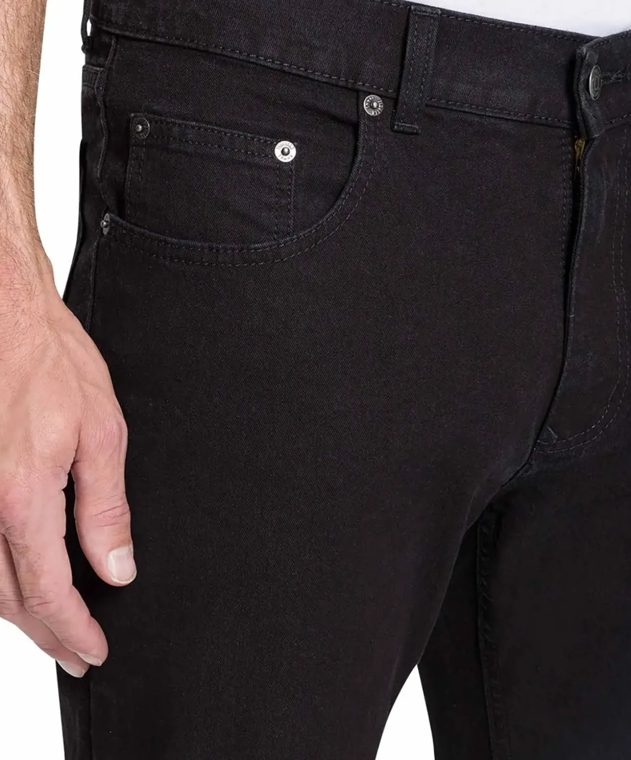 Pioneer Ron Jeans Regular Fit in Schwarz