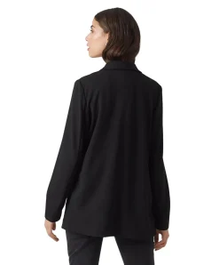 Vero Moda Blazer Livia Extra Lang in Schwarz