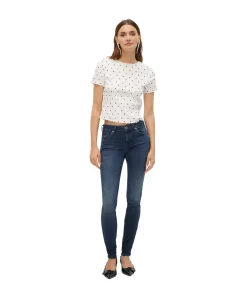 Vero Moda Blusenshirt Harry in Weiß mit Herzprint