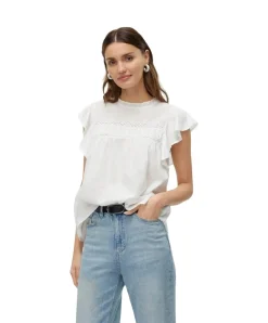 Vero Moda Blusenshirt Trine in Weiß