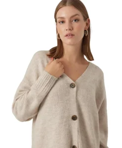 Vero Moda Cardigan Lefile aus Strick in Birch Melange