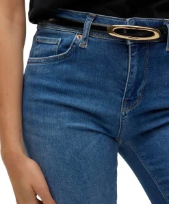 Vero Moda Damen Jeans Slim Fit LUX in blue Indigo