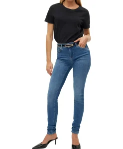 Vero Moda Damen Jeans Slim Fit LUX in blue Indigo