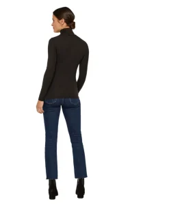 Vero Moda Damen Rollkragenpullover AVA in Schwarz