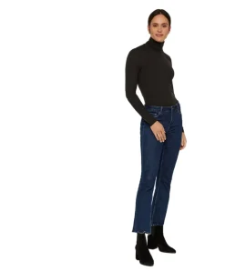 Vero Moda Damen Rollkragenpullover AVA in Schwarz