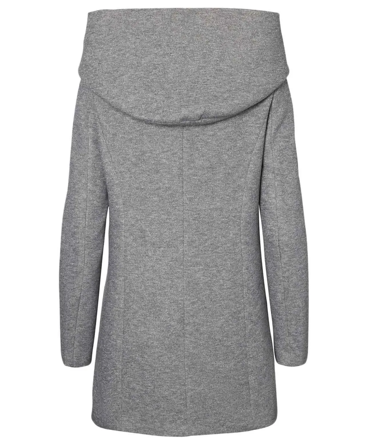 Vero Moda Dona - Kurzmantel in grau melierter Optik