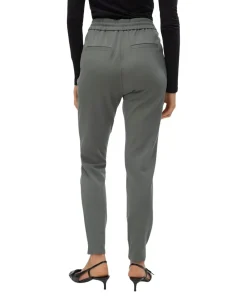 Vero Moda Eva Hose mit mittlerer Taille in Grün