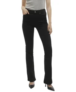 Vero Moda Flash Jeans Flared in Schwarz