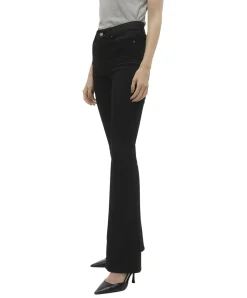 Vero Moda Flash Jeans Flared in Schwarz