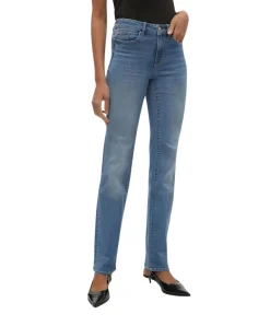 Vero Moda Flash Jeans Straight in Mittelblau