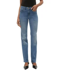 Vero Moda Flash Jeans Straight in Mittelblau