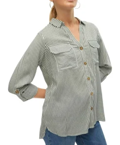 Vero Moda Hemdbluse Bumby in Streifendesign