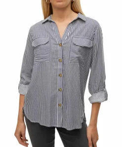 Vero Moda Hemdbluse Bumby in Gestreiften Muster