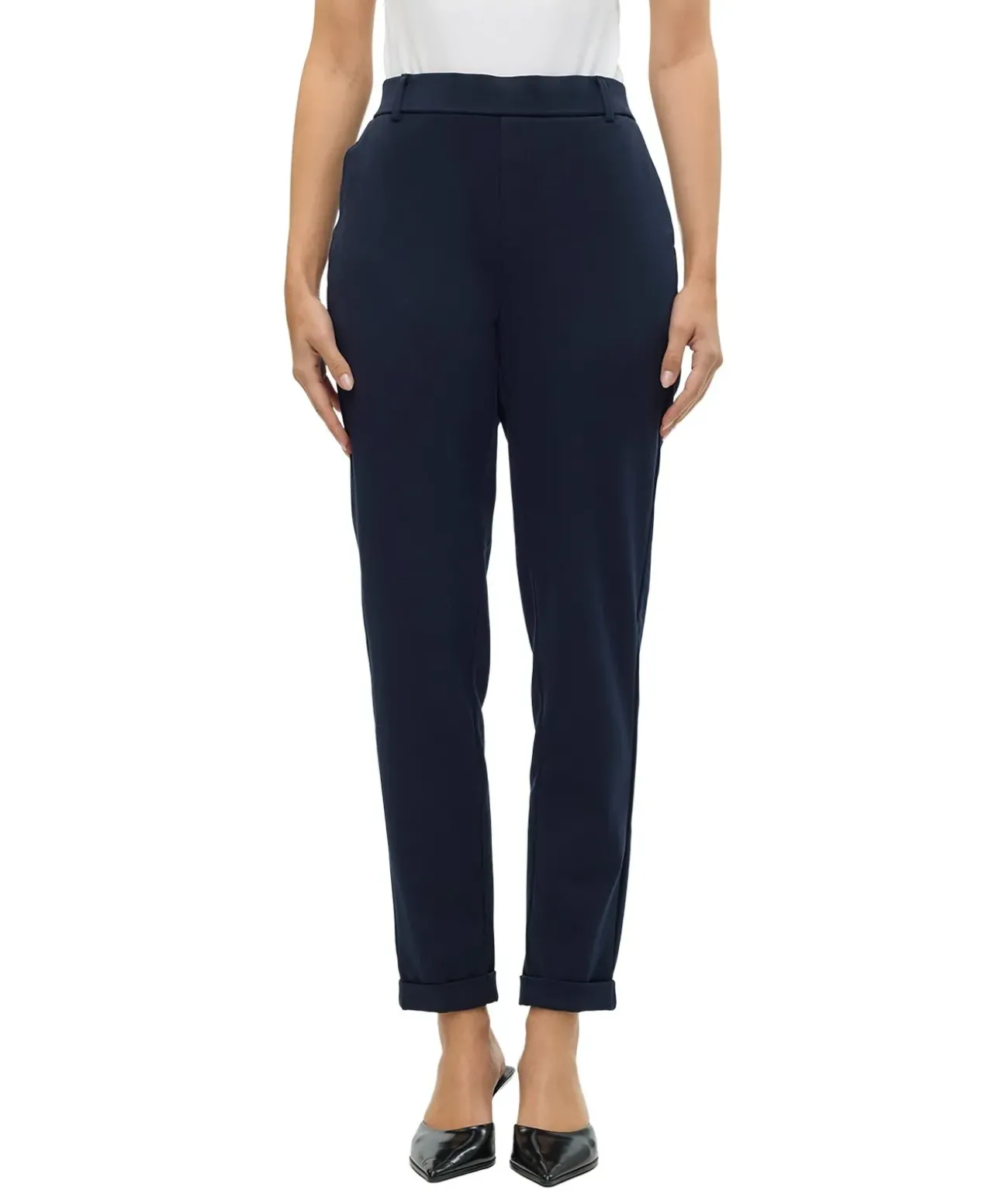 Vero Moda Hose Maya in dunkelblau mit normaler Taille