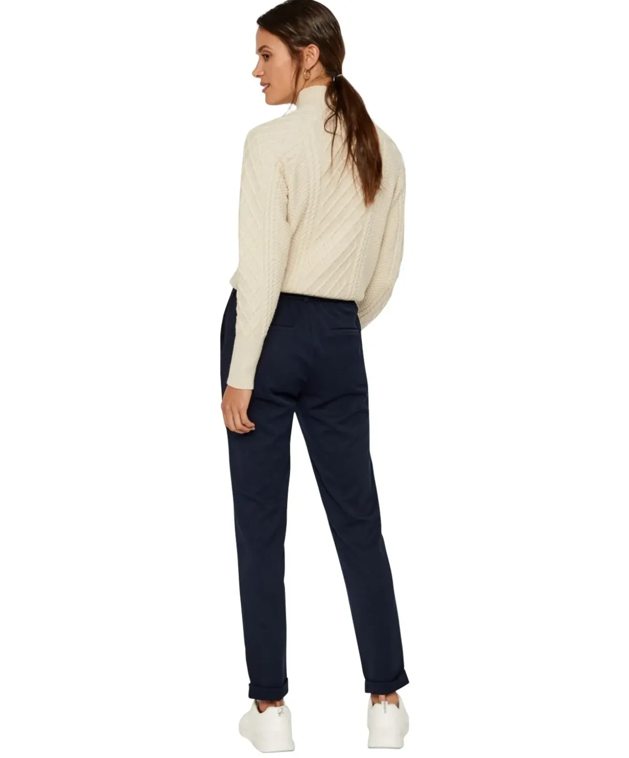 Vero Moda Hose Maya in dunkelblau mit normaler Taille