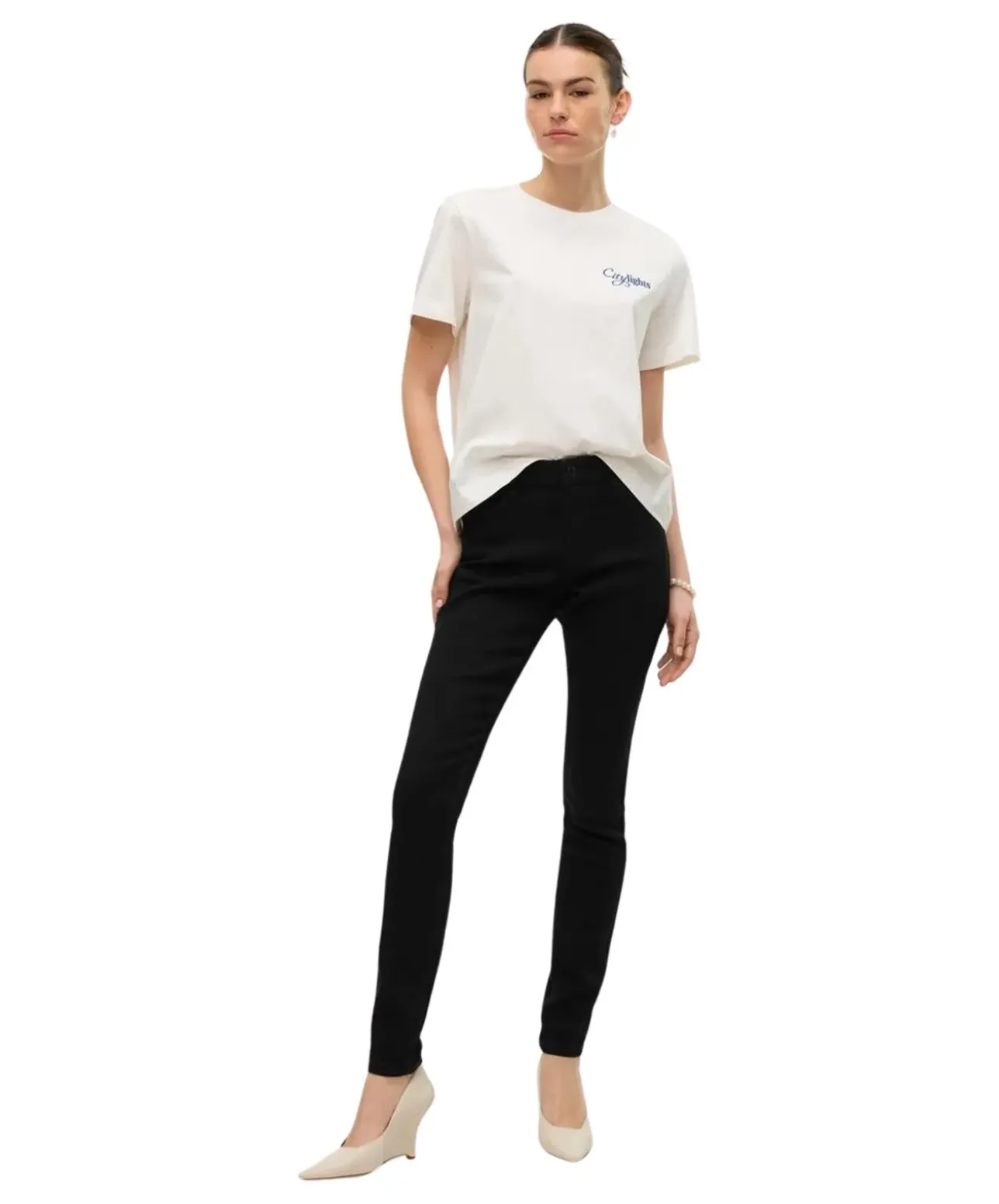 Vero Moda Jeans Elly mit Skinny Fit in Schwarz
