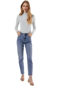 Vero Moda Jeans Mom Fit Brenda aus hellem Indigo