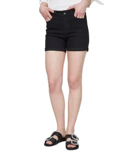 Vero Moda Jeans Shorts Hot Seven in Black-Denim