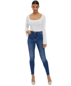 Vero Moda Jeans Skinny High Waist Sophia in Mittelblau