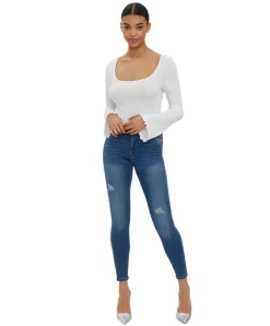 Vero Moda Jeans Skinny Tanya mit Destroyed-Elementen