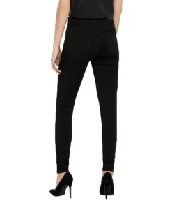 Vero Moda Jeans Slim Fit Lux in tiefschwarzem Denim