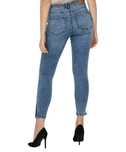 Vero Moda Jeans Slim Fit Tilde in hellblau mit Ankle Zip