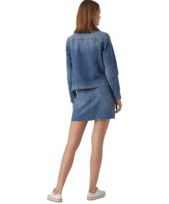 Vero Moda Jeansjacke Orica in mittelblauer Waschung