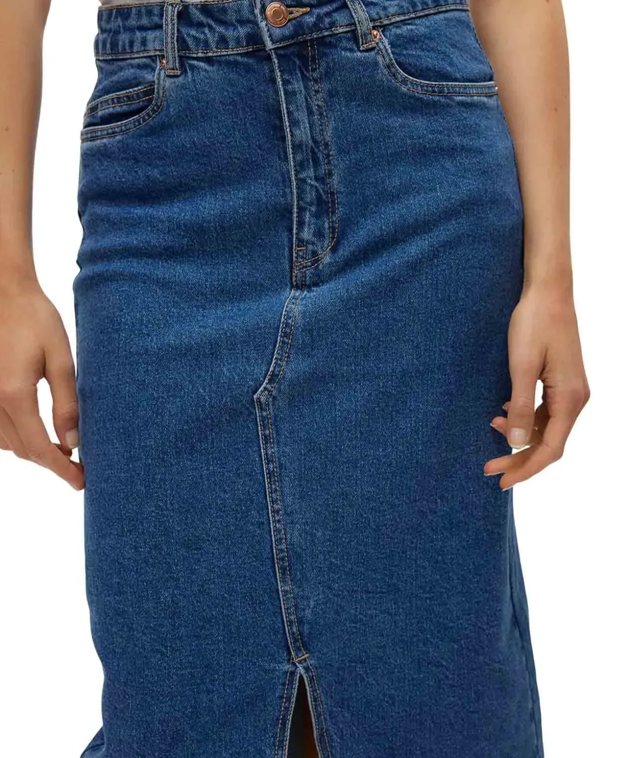 Vero Moda Jeansrock Veri aus Denim in Mittelblau