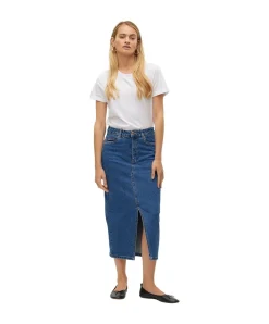 Vero Moda Jeansrock Veri aus Denim in Mittelblau