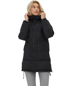 Vero Moda Kaputzenjacke Oslo in Schwarzer Langform