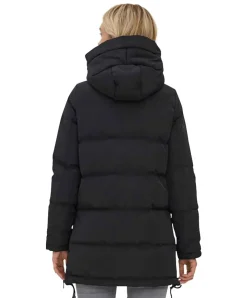 Vero Moda Kaputzenjacke Oslo in Schwarzer Langform