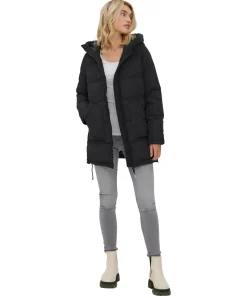 Vero Moda Kaputzenjacke Oslo in Schwarzer Langform