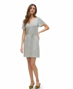 Vero Moda Kurzkleid Gina mit Halbarm und Streifenmuster