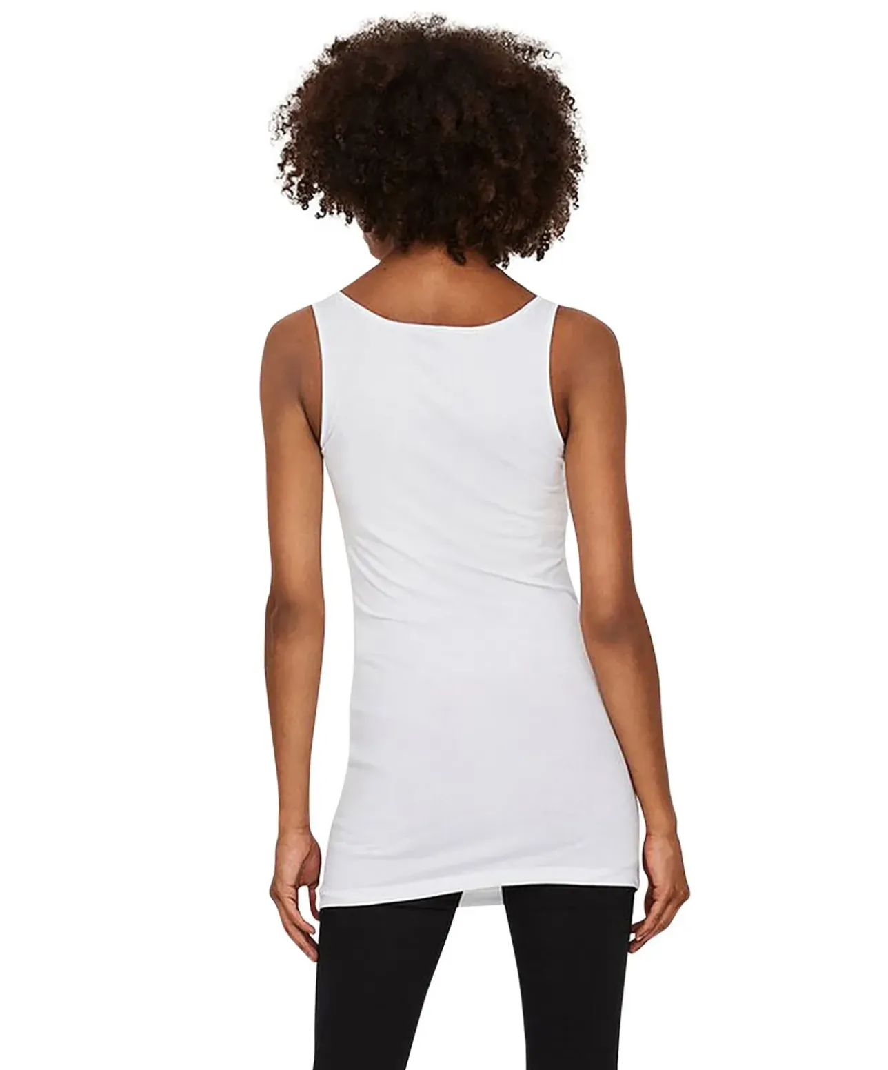 Vero Moda Langes Trägershirt Maxi in weiß