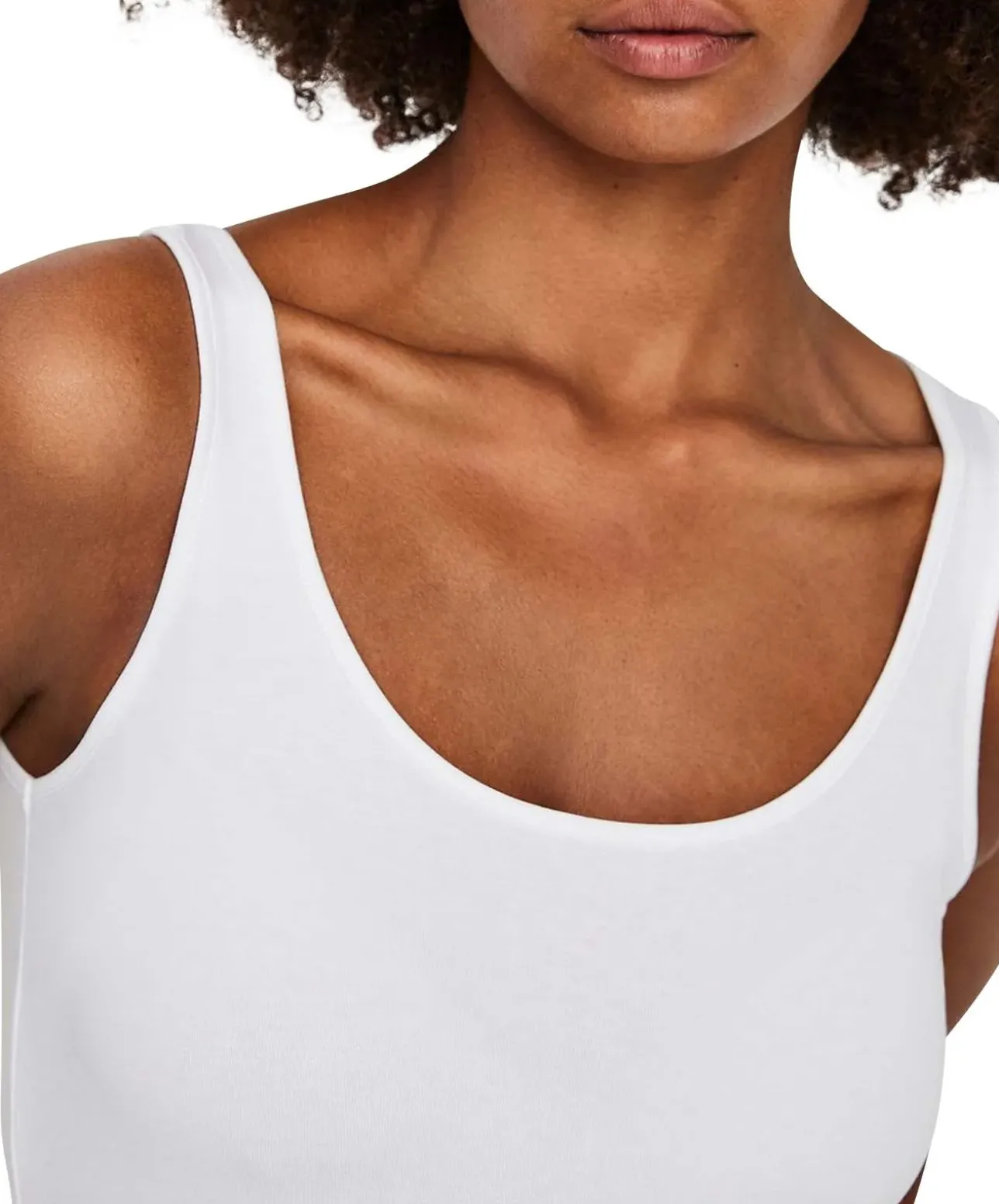 Vero Moda Langes Trägershirt Maxi in weiß