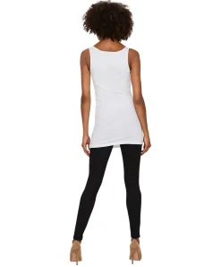 Vero Moda Langes Trägershirt Maxi in weiß