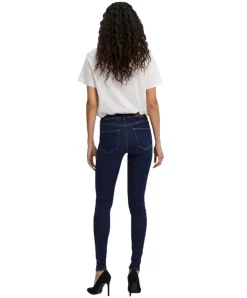 Vero Moda Lux Jeans Slim Fit in Dark Blue Färbung