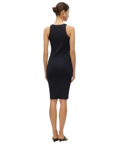 Vero Moda Midikleid Chloe in Schwarz