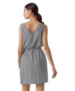 Vero Moda Minikleid Bumpy in weiß mit Streifen