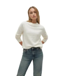Vero Moda Pullover Filuca in Beige mit Rundhalsausschnitt