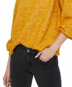 Vero Moda Push-Up-Jeans Seven in grauem Dark Grey