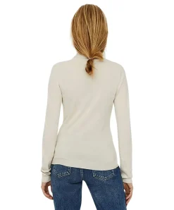 Vero Moda Rollkragenpullover Glory in beigen Birch