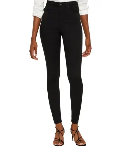 Vero Moda Sophia Jeans in Schwarz mit hoher Taille