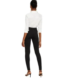 Vero Moda Sophia Jeans in Schwarz mit hoher Taille
