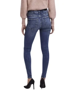 Vero Moda Sophia Jeans mit hoher Taille in blauer Waschung
