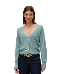 Vero Moda Strickjacke New Lexsun in Hellgrün