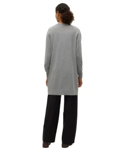 Vero Moda Strickjacke Silje in meliertem Grau