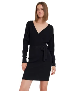Vero Moda Strickkleid Hollyrem in elegantem Schwarz