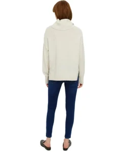 Vero Moda Strickpullover Doffy mit Rollkragen in Beige